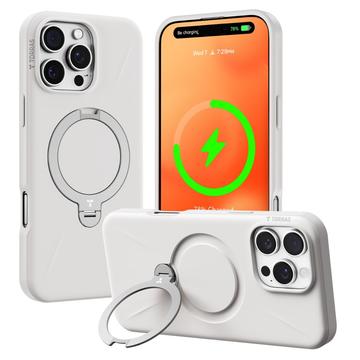 Coque MagSafe iPhone 16 Pro Max Torras Ostand Q Pro - Ivoire