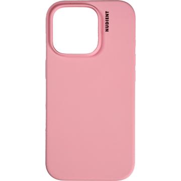 Coque iPhone 16 Pro en Silicone Nudient Base - Rose Tendre