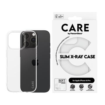 Coque iPhone 16 Pro PanzerGlass Care Fashion Slim X-Ray - Transparente