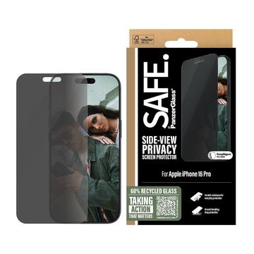 Protecteur d\'écran en verre trempé iPhone 16 Pro PanzerGlass Safe Privacy Ultra-Wide Fit - 9H