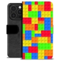 Étui Portefeuille Premium iPhone 16 Pro - Blocs