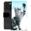 Étui Portefeuille Premium iPhone 16 Pro - Chat