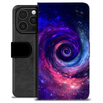 Étui Portefeuille Premium iPhone 16 Pro - Galaxie