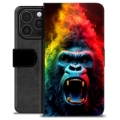 Étui Portefeuille Premium iPhone 16 Pro - Gorille