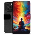 Étui Portefeuille Premium iPhone 16 Pro - Méditation
