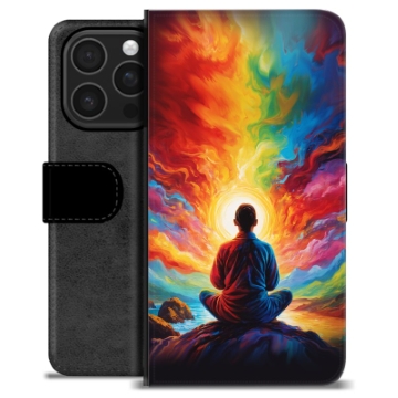 Étui Portefeuille Premium iPhone 16 Pro - Méditation