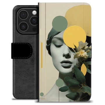 Étui Portefeuille Premium iPhone 16 Pro - Ambiance Vintage