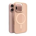 Coque iPhone 16 Pro en Silicone avec MagSafe Puro Daylight - Beige