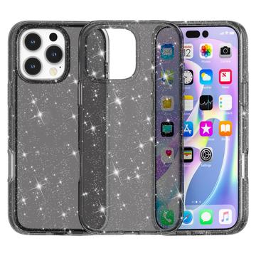 Coque Hybride iPhone 16 Pro - Série Stylish Glitter