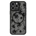 Coque iPhone 16 Pro magnétique protectrice - Fleurs d'encre