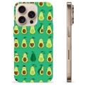 Coque iPhone 16 Pro en TPU - Avocado Pattern