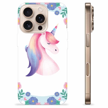 Coque iPhone 16 Pro en TPU - Licorne