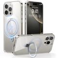 Coque MagSafe iPhone 16 Pro Torras Guardian Ostand - Transparente