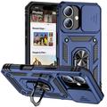 Coque Hybride iPhone 16 à Anneau Rotatif avec Protection pour Appareil Photo