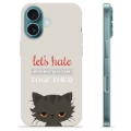 Coque iPhone 16 en TPU - Chat en Colère