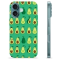 Coque iPhone 16 en TPU - Avocado Pattern