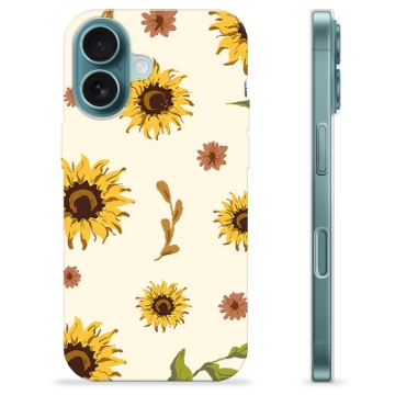 Coque iPhone 16 en TPU - Tournesol