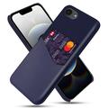 Coque iPhone 16e avec Porte-Cartes KSQ - Bleue