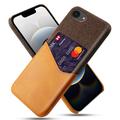 Coque iPhone 16e avec Porte-Cartes KSQ - Orange