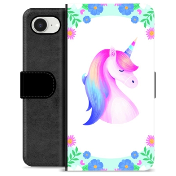 Étui Portefeuille Premium iPhone 16e - Licorne