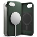 Coque MagSafe iPhone 16e/17e en Silicone Liquide Ringke - Vert Foncé