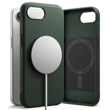 Coque MagSafe iPhone 16e en Silicone Liquide Ringke - Vert Foncé