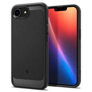 Coque iPhone 16e en TPU Spigen Rugged Armor Mag - Noire