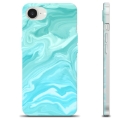 Coque iPhone 16e en TPU - Marbre Bleu