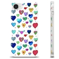 Coque iPhone 16e en TPU - Cœurs