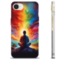 Coque iPhone 16e en TPU - Méditation
