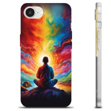 Coque iPhone 16e en TPU - Méditation