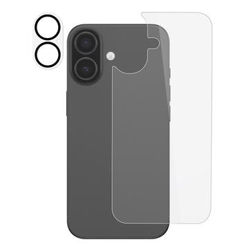 iPhone 17 2-en-1 Set Protecteur en verre trempé pour le dos et l\'objectif de l\'appareil photo - Clair