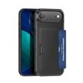 Coque iPhone 17 Air Dux Ducis Pocard avec porte-cartes - Noire