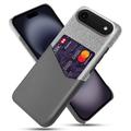 Coque iPhone Air avec Porte-Cartes KSQ - Grise