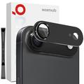 iPhone Air Northjo Protection complète de l'objectif de l'appareil photo en métal mat et verre trempé