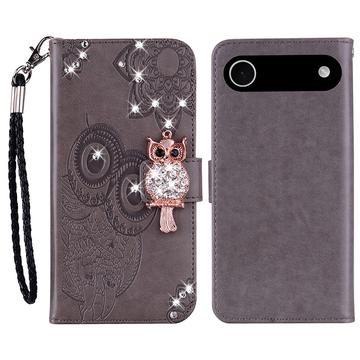 Etui hibou iPhone 17 Air avec strass