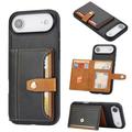 Étui iPhone 17 Air avec Portefeuille - Retro Style