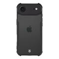 Coque iPhone 17 Air Tactical Quantum Stealth avec coins renforcés - Claire / Noire