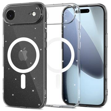 Coque iPhone 17 Air en TPU Tech-Protect FlexAir Glitter MagSafe - Transparente