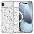 Coque iPhone 17 Air en TPU Tech-Protect FlexAir MagSafe - Fleurs de printemps