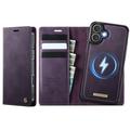 Étui 2-en-1 détachable iPhone 17 Caseme C49 - Compatible MagSafe, RFID - Violet