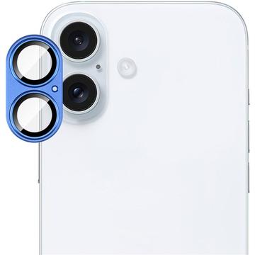 Protecteur d\'objectif d\'appareil photo iPhone 17 Imak à couverture complète en métal et verre trempé - Bleu Ciel