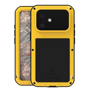 Coque hybride iPhone 17 Love Mei Powerful - Jaune