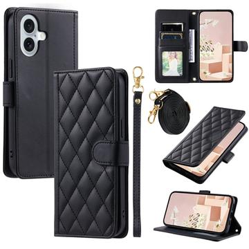 Étui iPhone 17 portefeuille matelassé luxueux