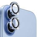 Ensemble de protecteurs d’objectif avec strass iPhone 17 Northjo - Bleu