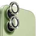 Ensemble de protecteurs d’objectif avec strass iPhone 17 Northjo - Vert