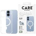 Coque iPhone 17 PanzerGlass Care Fashionable Samba - Compatible MagSafe - Transparente