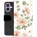 Étui Portefeuille Premium iPhone 17 - Motif Floral