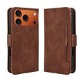 Étui portefeuille iPhone 17 Pro Porte-Cartes - Marron