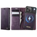 Étui 2-en-1 détachable iPhone 17 Pro Caseme C49 - Compatible MagSafe, RFID - Violet